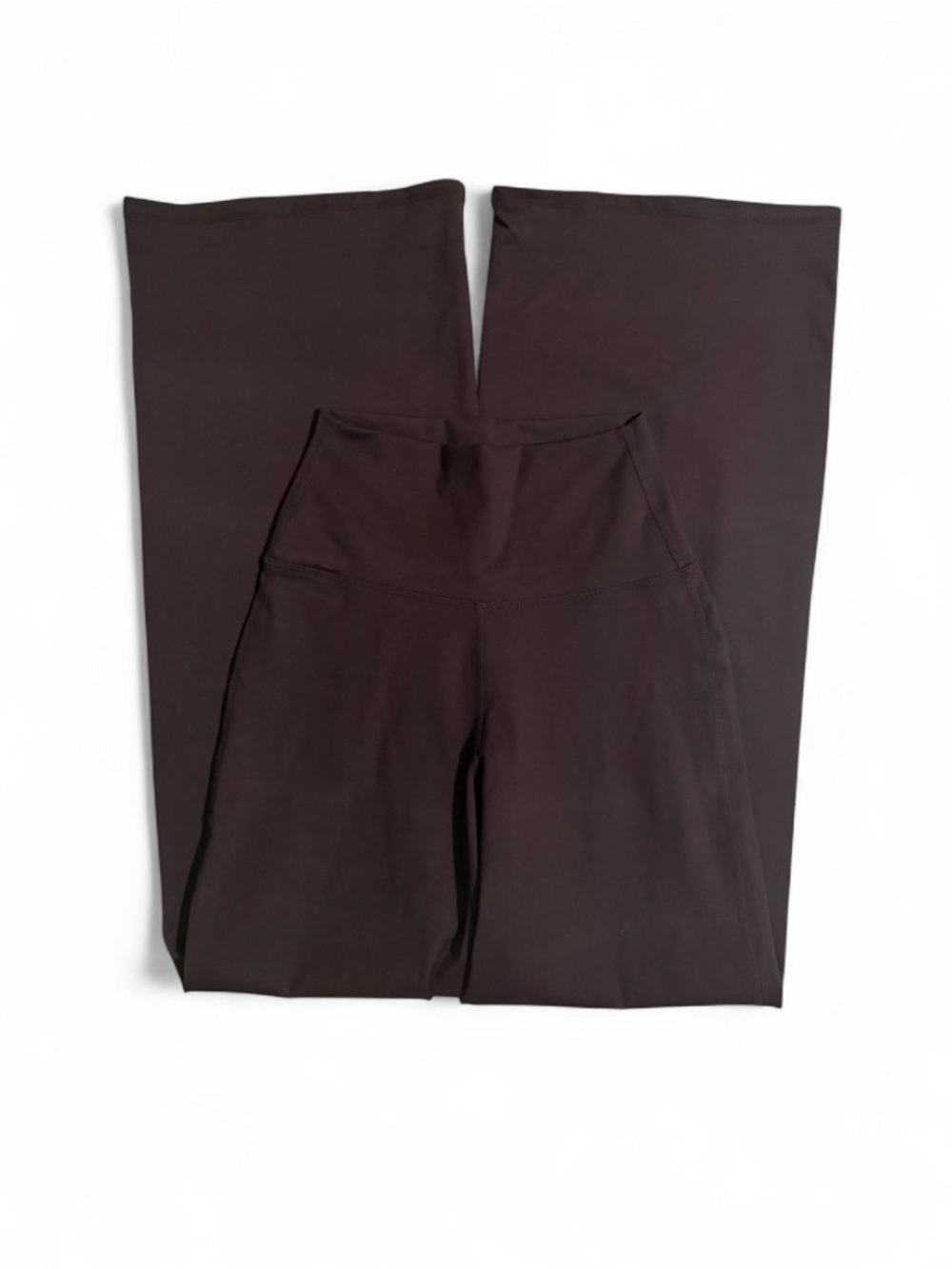 High-Rise Wide-Leg Women's Pants - Dark Brown